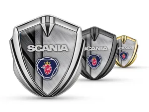 Scania Emblem Fender Badge Sports Style Glossy